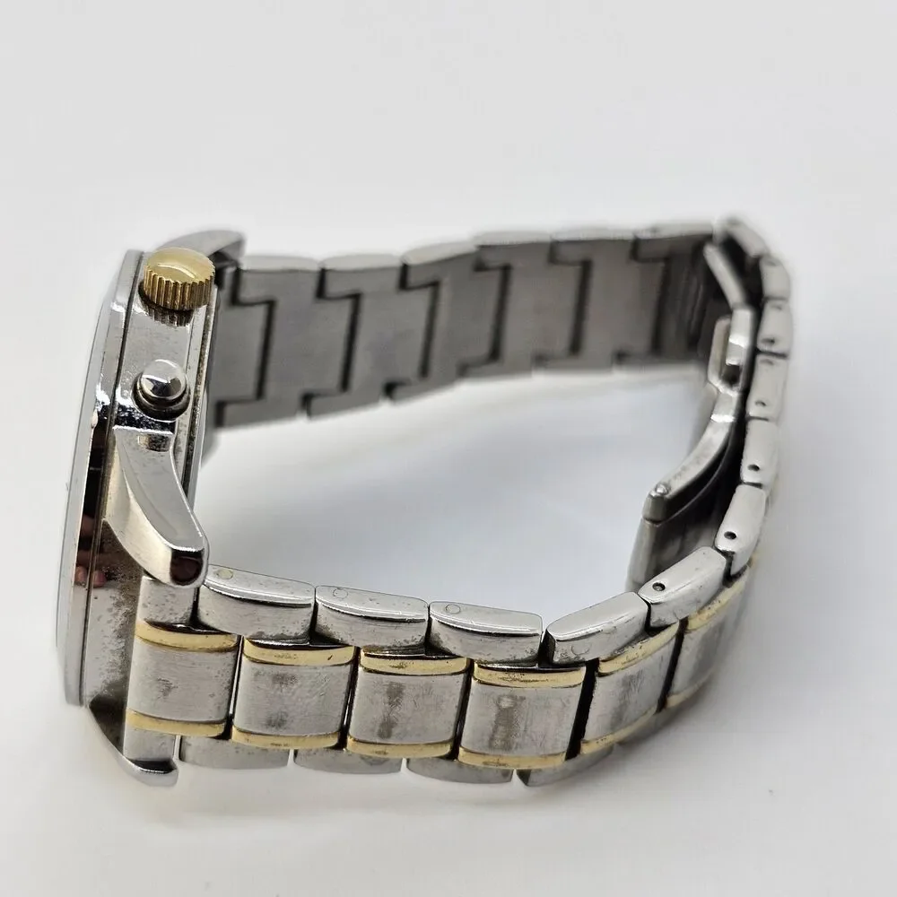 Anne Klein Women's Watch 36MM Gray Dial Gray Gold Bracelet 6.25